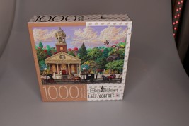 Joseph Burgess Church 1000 Piece Puzzle Complete Big Ben Milton Bradley ... - £7.74 GBP