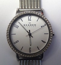 Skagen Denmark SKW2284 All Ss Quartz Crystals Women&#39;s Wristwatch - £27.37 GBP