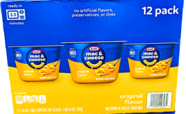 Kraft Macaroni &amp; Cheese Sauce Mix Original 12 x 2.05 Ounce Cups EXP 01/2026 - $429.26 MXN