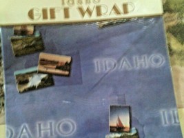 Idaho Scenes Gift Wrapping Paper  27.5 x 19 3/4&quot; sheets State Of Idaho  5 pkgs - £3.93 GBP