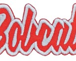 Bobcats Text  Embroidered Applique Iron On Patch Various Sizes Customize - $7.17+
