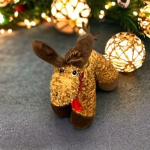 Bestever Funny Feet Christmas Reindeer 7&quot; Stuffed Plush Stuffed Animal H... - £13.94 GBP