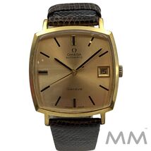 Omega Geneve Gold Plated Cal. 1030 Men's Vintage Winding Watch Square - $795.00
