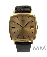 Omega Geneve Gold Plated Cal. 1030 Men's Vintage Winding Watch Square - $795.00