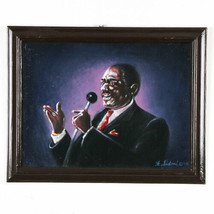 &quot; che Canta Il Blues &quot; Da A.Sidoni Firmato Originale African American Pittura a - £1,931.67 GBP