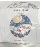 Wool Needle Felting Craft Kit Winter Scene 2D Milly Rose Crafts Felt Nee... - $30.31 CAD
