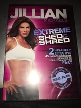 NEW Jillian Michaels Extreme Shed &amp; Shred DVD 2 45 minute workouts kick boxing - £17.94 GBP