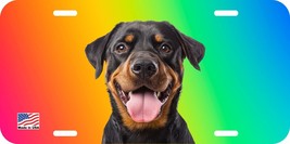 ROTTWEILER FACE DOG CAN PERSONALIZE NOVELTY METAL LICENSE PLATE E - $8.90+