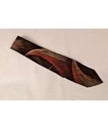 Pierre Cardin Logo Men&#39;s Vintage Disco Spray Diagonal Fall Brown Orange ... - $12.62 CAD