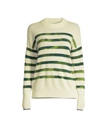 Vineyard Vines 100% Cashmere Camo Stripe Crew Neck Sweater Marshmallow X... - $107.65 CAD