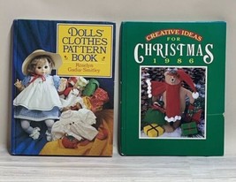 Dolls&#39; Clothes Pattern Book And  Creative Ideas For Christmas Hardcover Lot - £7.88 GBP