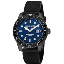 Roberto Cavalli Men&#39;s Classic Blue Dial Watch - RC5G084P0075 - £152.31 GBP