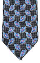 Jos A Bank Mens Blue Diamond Neck Tie Necktie 59.25&quot; x 3.75&quot; - £3.73 GBP