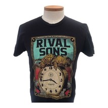 Rival Sons 2021 Pressure &amp; Time US Fall Tour Concert Men&#39;s T-Shirt Size ... - $32.52