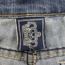 Victoria Beckham Rock & Republic Women's Blue Denim Cropped Jeans Size 28 Crown  image 3