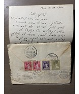 Ancienne couverture de collection avec lettre de Roumanie à Pologne 1930 - $267.76 MXN