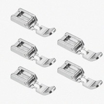 ZipStitch Pro: Low Shank Narrow Zipper Embroidery Presser Foot Set - 5Pc... - $23.71