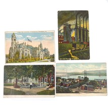 4pc Lot 1908-09 PENNSYLVANIA Lithograph Old Postcards Philadelphia Pitts... - £19.03 GBP