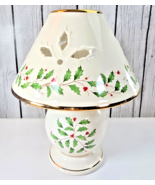 Lenox Holiday Candle Lamp Votive Holder With Shade Porcelain 7” In Origi... - €15,30 EUR