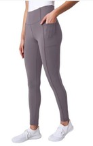 Mondetta Womens Leggings Purple Pockets Stretch Moisture Wicking High-Rise - $38.99