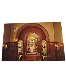 Postcard Wilson Castle Rosary Stained Glass Windows Organ On Grand Stair... - £5.41 GBP