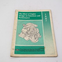 1987 Ford Effect Of Engine Design On Emissions And Performance Course 21... - $4.49