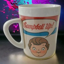 Thermo Serv Coffee Cup Campbell Kid Soup Mug Plastic West Bend Boy Girl Vintage  - £8.51 GBP