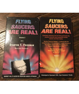 Flying Saucers Are Real! VHS Volumes 1  &amp; 2 Stanton T. Friedman Aliens UFO - $12.38