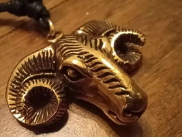 ⚔ Ram&#39;s Head Bronze Pendant – Bold Viking Power for Everyday Warriors - $374.50 MXN