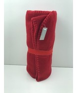 Old Navy Performance Fleece Blanket Throw Size 54&quot; X 56&quot; Red - New - £6.01 GBP