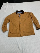 Timberland Weathergear Men&#39;s Size Large Work Coat with Pockets Chest Logo - $51.13