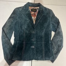 Vintage Georgiou Studio Blazer Jacket Womens Size4 Paisley In-lining Sue... - $31.08
