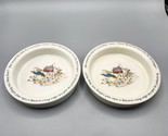 Wedgwood Peter Rabbit Bowls Lot of 2 Beatrix Potter Fredrick Warne Ceramic - $28.84