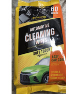 Automotive Cleaning 60Wipes/Toallitas De Limpieza Automotriz Multi-Purpose- - $236.65 MXN