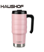 24 Oz Travel Mug Steel Double Wall Vacuum Spill Proof Insulated Tumbler - £33.89 GBP