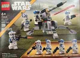 Lego - 75345 - Star Wars 501st Clone Troopers Battle Pack - 119 Pcs. - £23.73 GBP