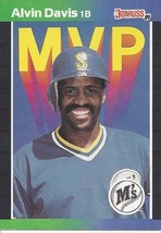 1989 Donruss Bonus MVPs Alvin Davis 25 Mariners - £0.79 GBP