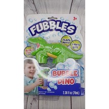 Bubbles dinosaur toys for kids light up music w/ solution battery operat... - £12.08 GBP