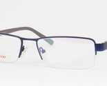 MOND FASHION MOON 7042 BLU BLUE UNIQUE RARE EYEGLASSES GLASSES MONDOO 56... - $59.40
