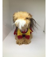 10&quot; Vintage DAKIN MIGHTY DOG Carnation 1984 Plush Stuffed RED CAPE Brown... - $23.20 CAD
