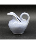 Niloak Pottery Blue Miniature 3” Pitcher Rustic Glossy Glaze - $253.93 MXN
