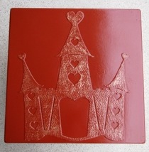 Whimsical Castle Stepping Stone Mold #2 Concrete Makes 18x18 Stones For $2 Each image 4