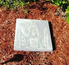 Whimsical Castle Stepping Stone Mold #2 Concrete Makes 18x18 Stones For $2 Each image 2