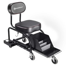 Creeper Detailer Seat Rolling Stool For Garage Mechanic Chair Auto Roller Car ~~ - £230.30 GBP