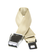 Flybuckle Airplane Seat Belt Fashion Belt - Sand Beige, Medium - $13.99