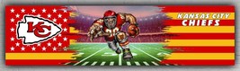 Kansas Football Team Memorable Flag 2x8ft Chiefs Mascot  - $18.00
