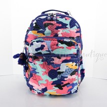 NWT Kipling BP4361 Seoul Go Backpack Laptop Travel Bag Nylon Dazzling Lily Multi - £71.81 GBP