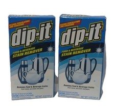 Dip-It Food And Beverage Stain Remover Lot Of 2 Damaged box hard powder ... - $794.02 MXN