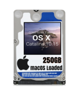 macOS Mac OS X 10.15 Catalina Preloaded on 250GB Sata HDD - $24.99