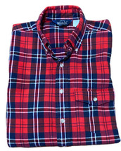 Woolrich Long Sleeve Button Up Flannel Shirt Red Plaid Mens Size M?Hunti... - $18.49